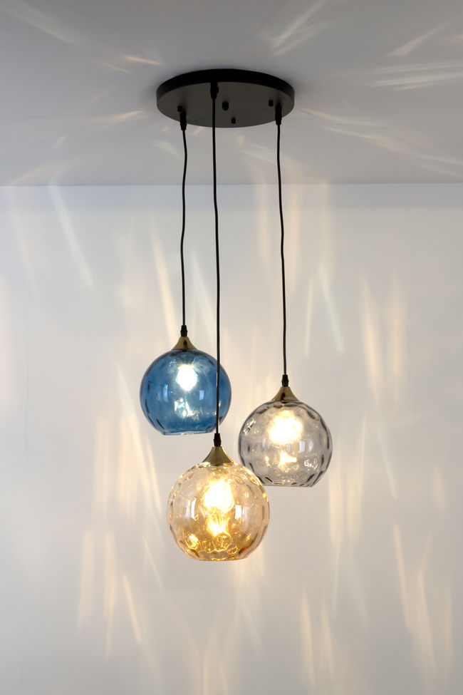 Pendelleuchte 3-flammig La Spezia Bunt